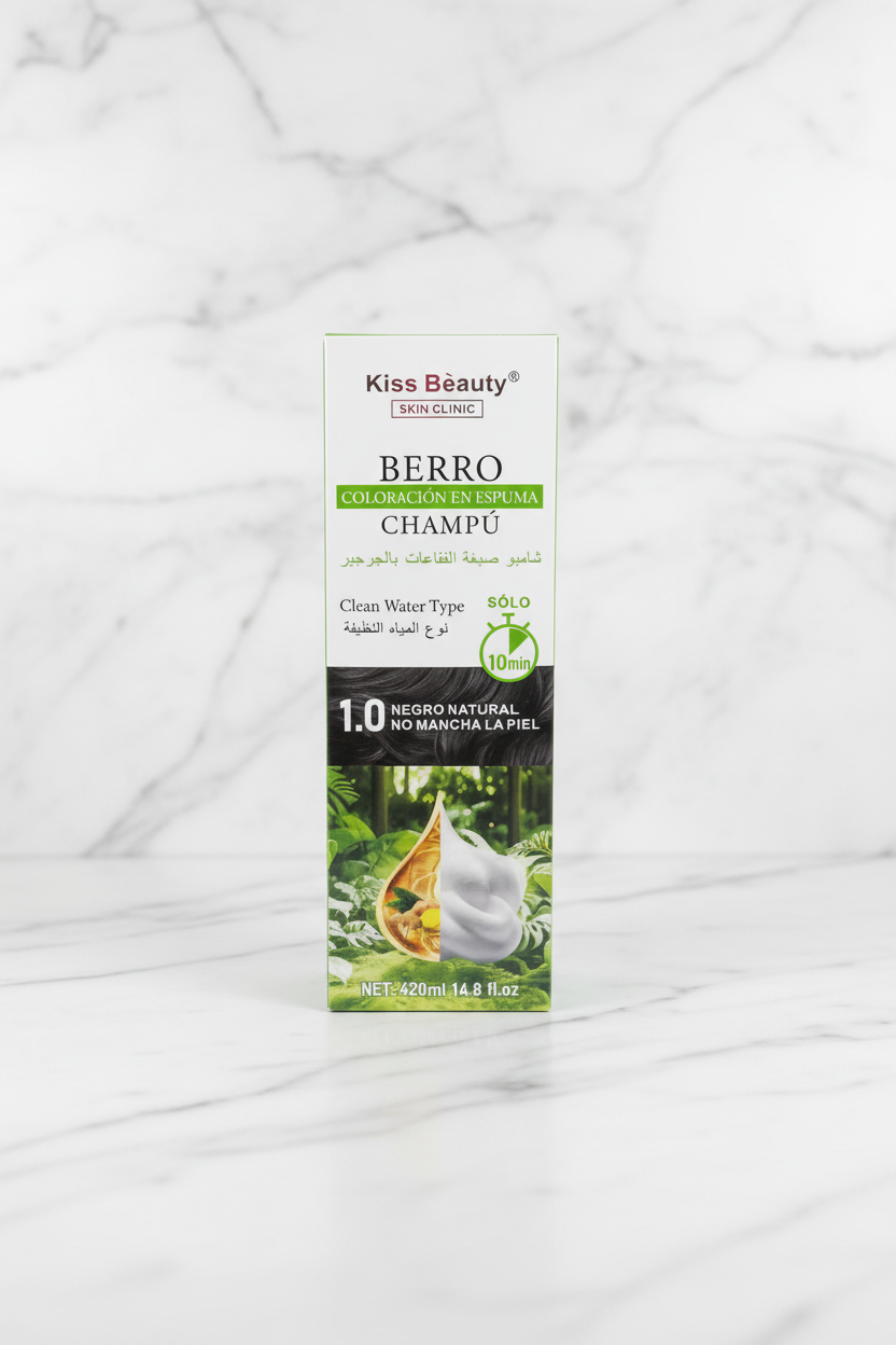Champú tinte negro(no mancha)
