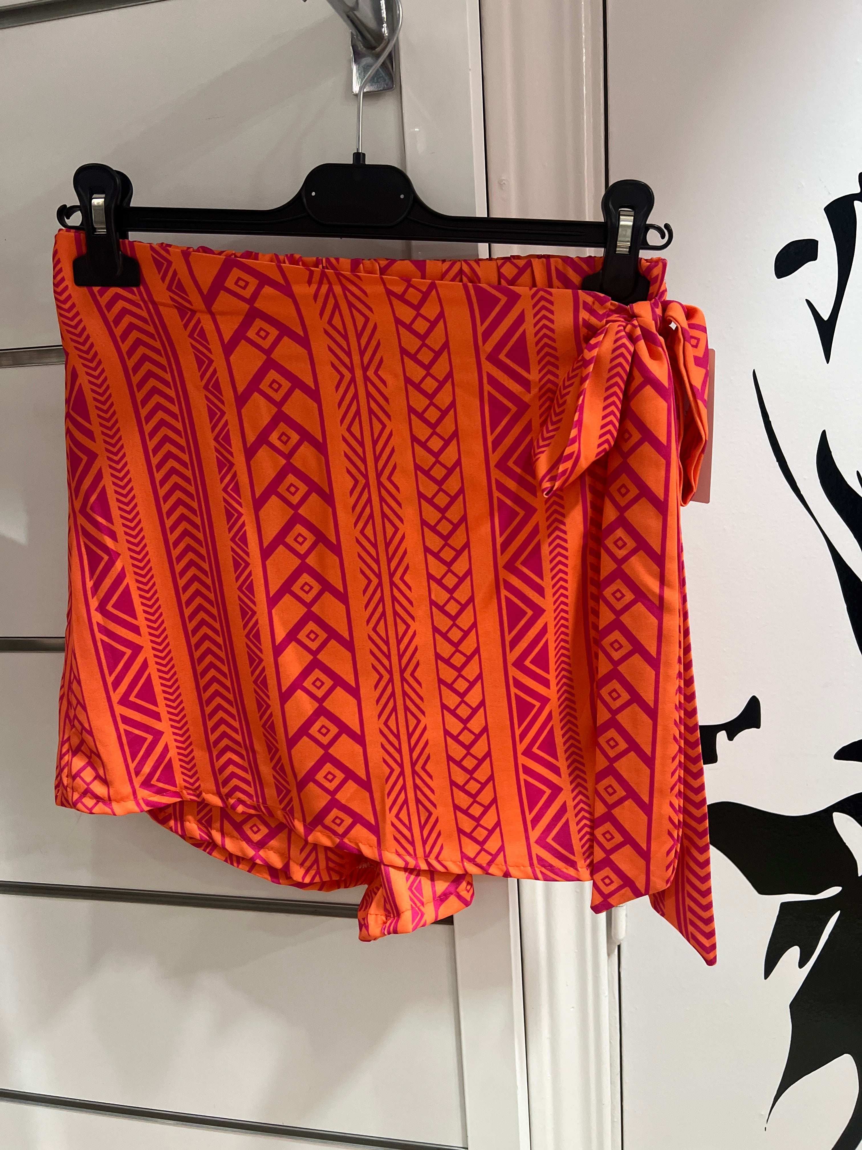 Falda pantalón estampada