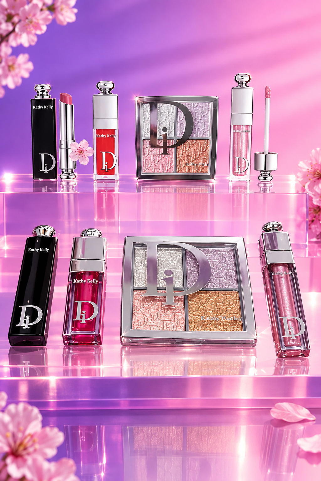 Estuche Dior rojo