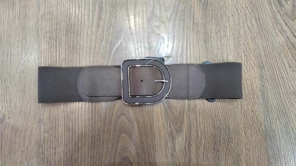 CINTURON ANCHO MARRON