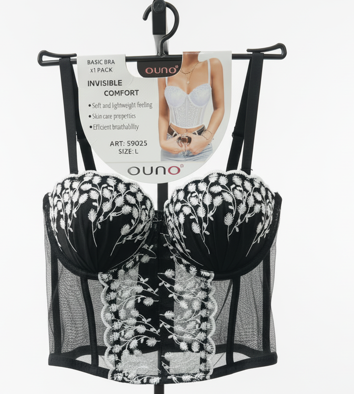 Top encaje Negro y Blanco