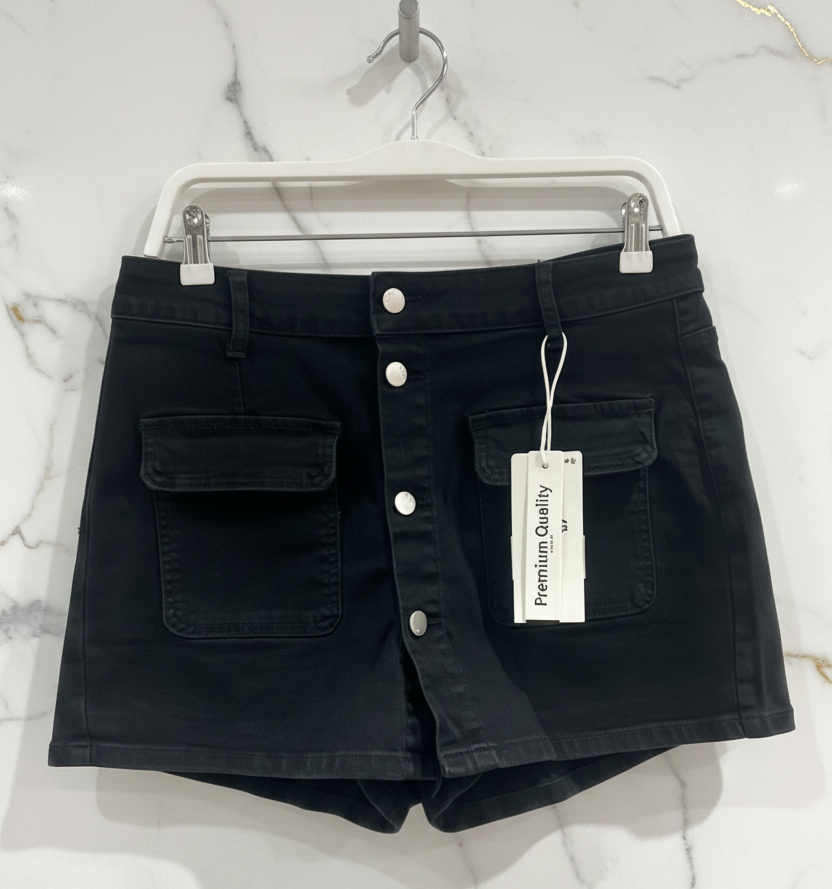 Falda pantalón negra
