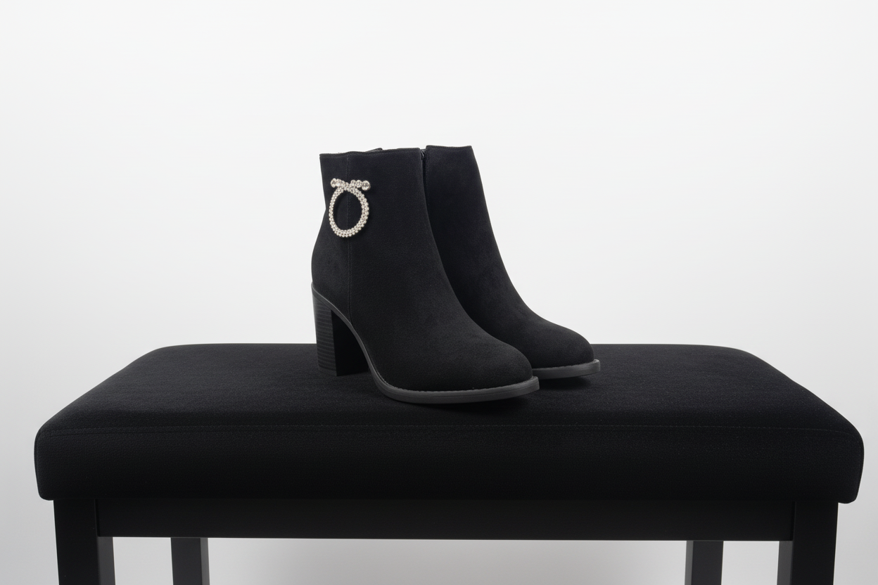 Botín Liuba lazo dorado