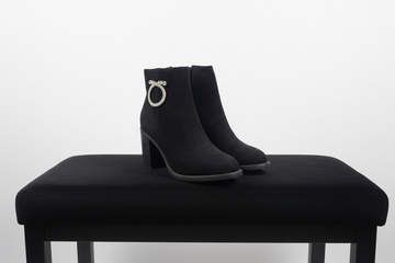 Botín Liuba lazo dorado