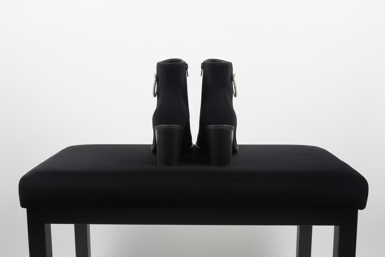 Botín Liuba lazo dorado