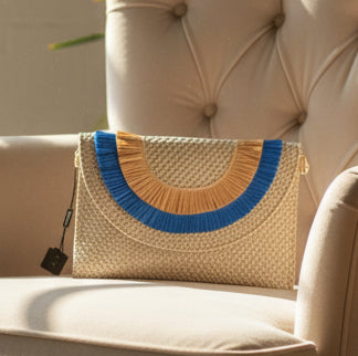 Bolso rafia colores