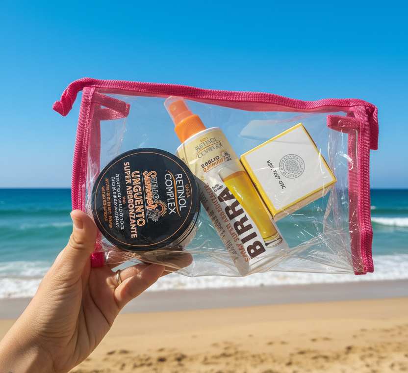 Neceser playa bronceado