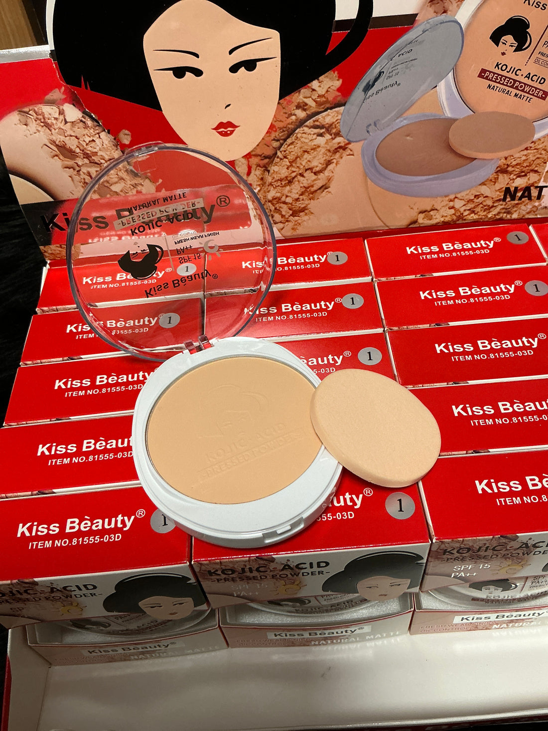 Polvos compacto coreano