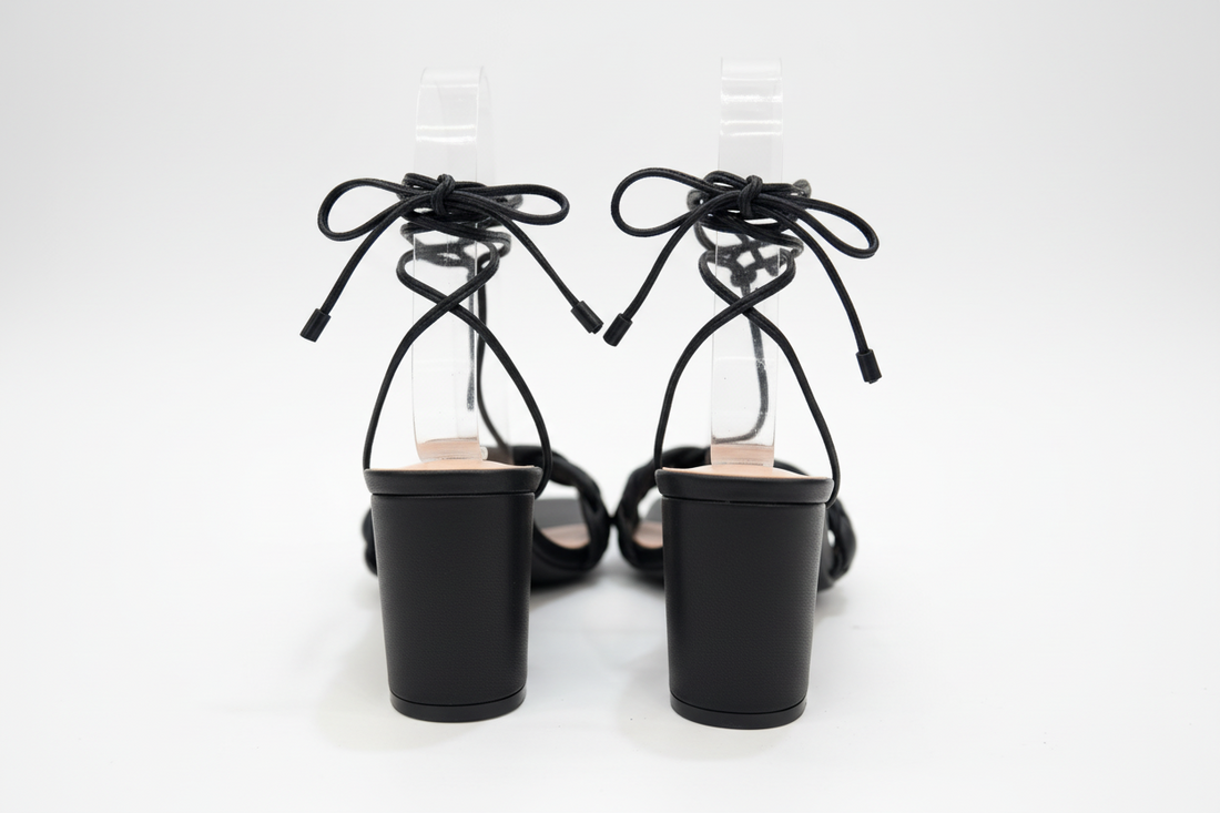 Tacón trenzado cuerda