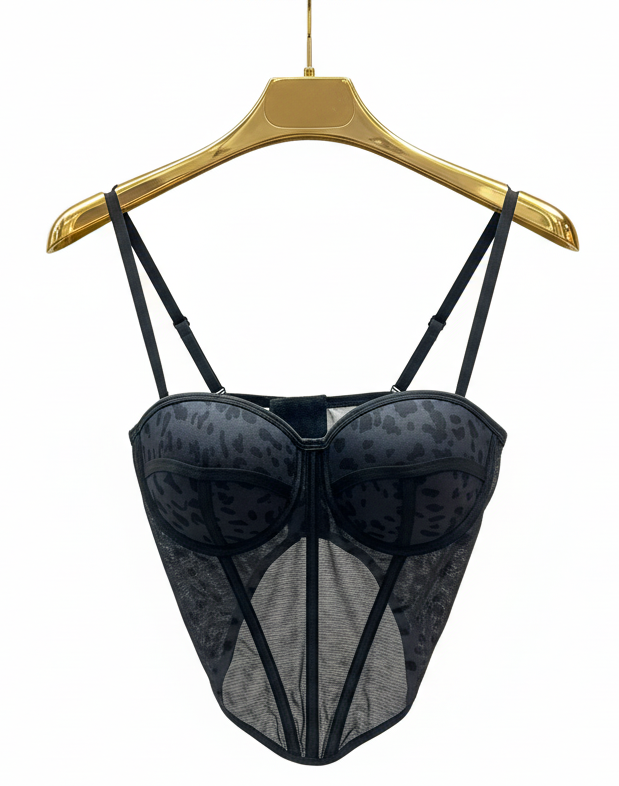Top Corset Leopardo