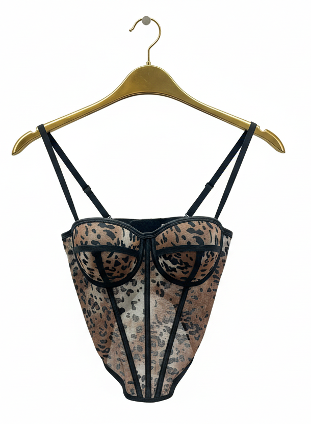 Top Corset Leopardo