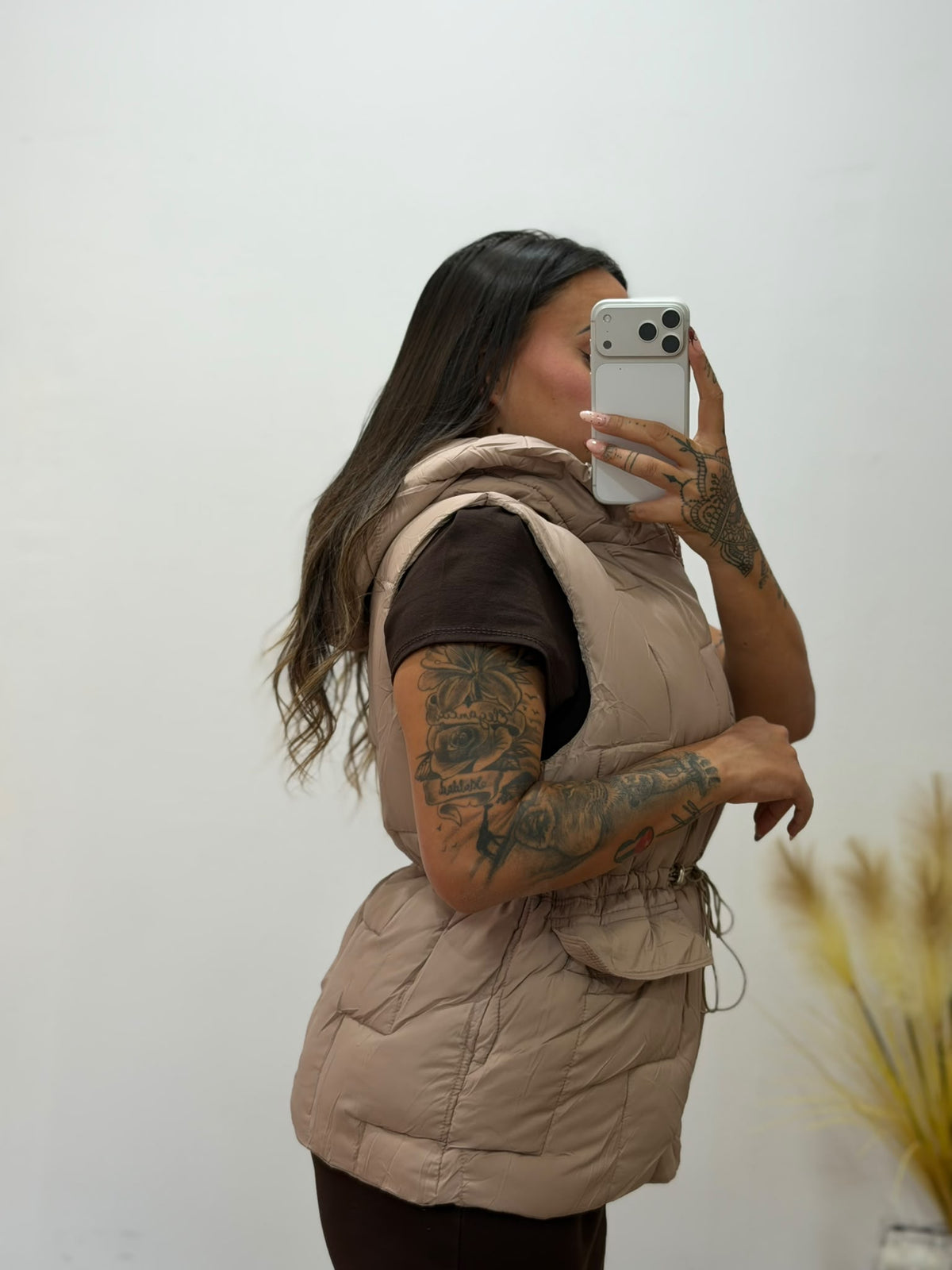 Chalecos beige