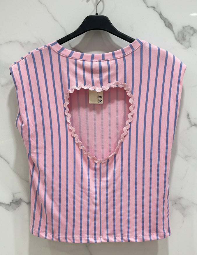 Camiseta corazón espalda