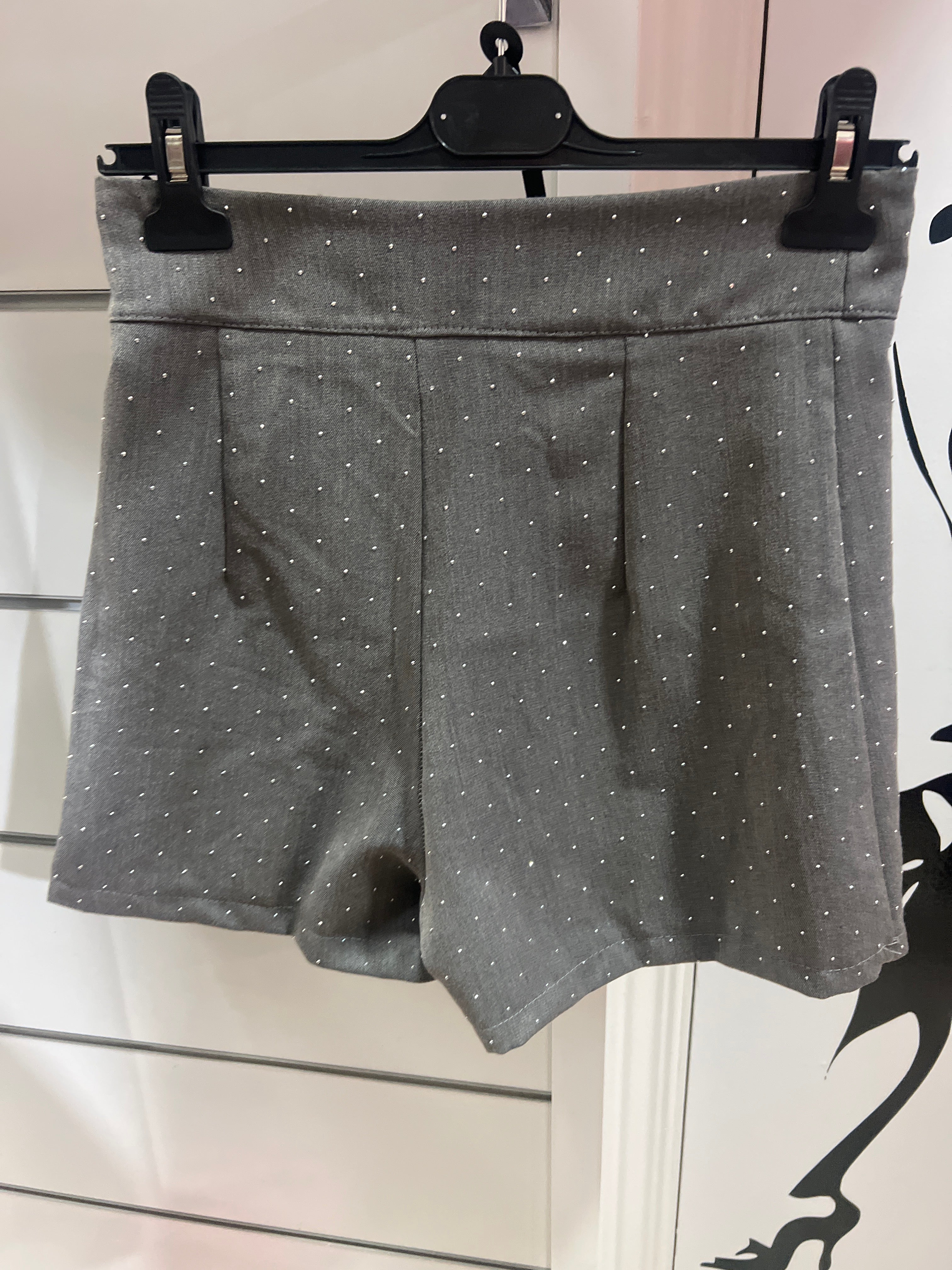 Conjunto Traje gris brillo