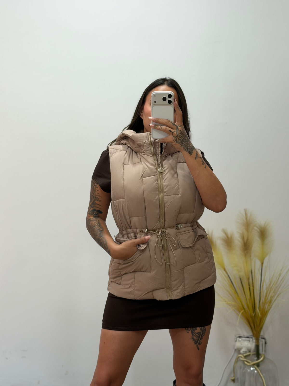 Chalecos beige
