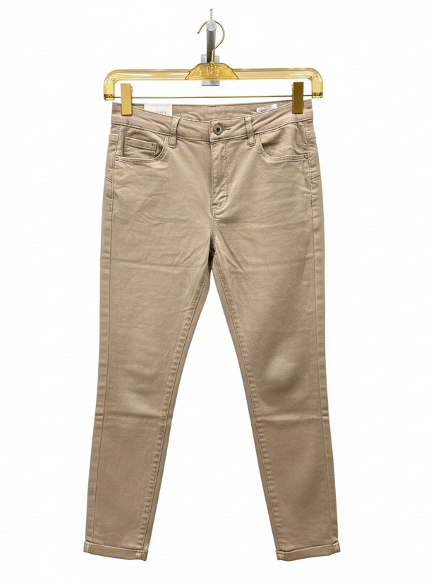 Pantalón Slim Beige