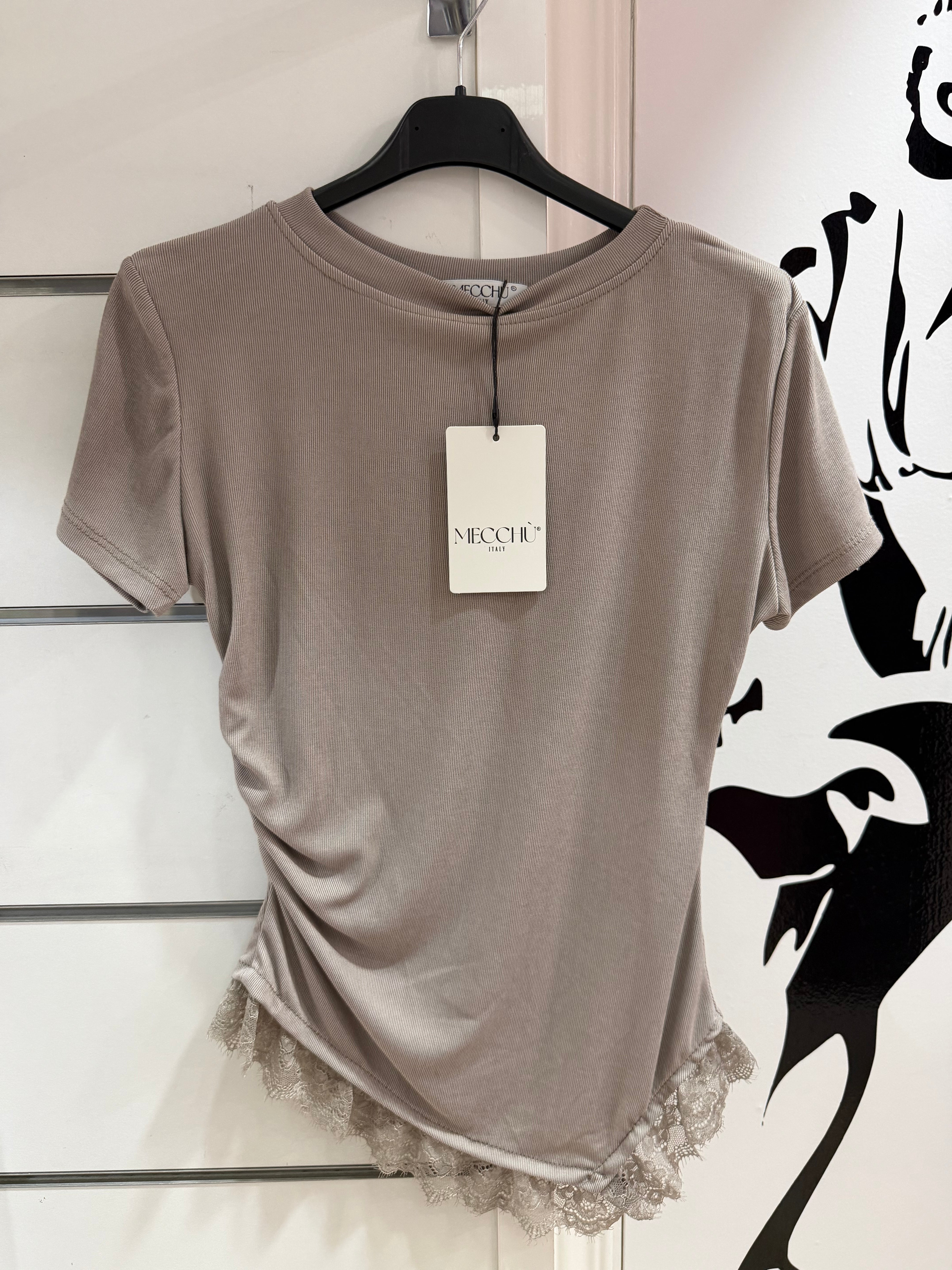 Camiseta encaje