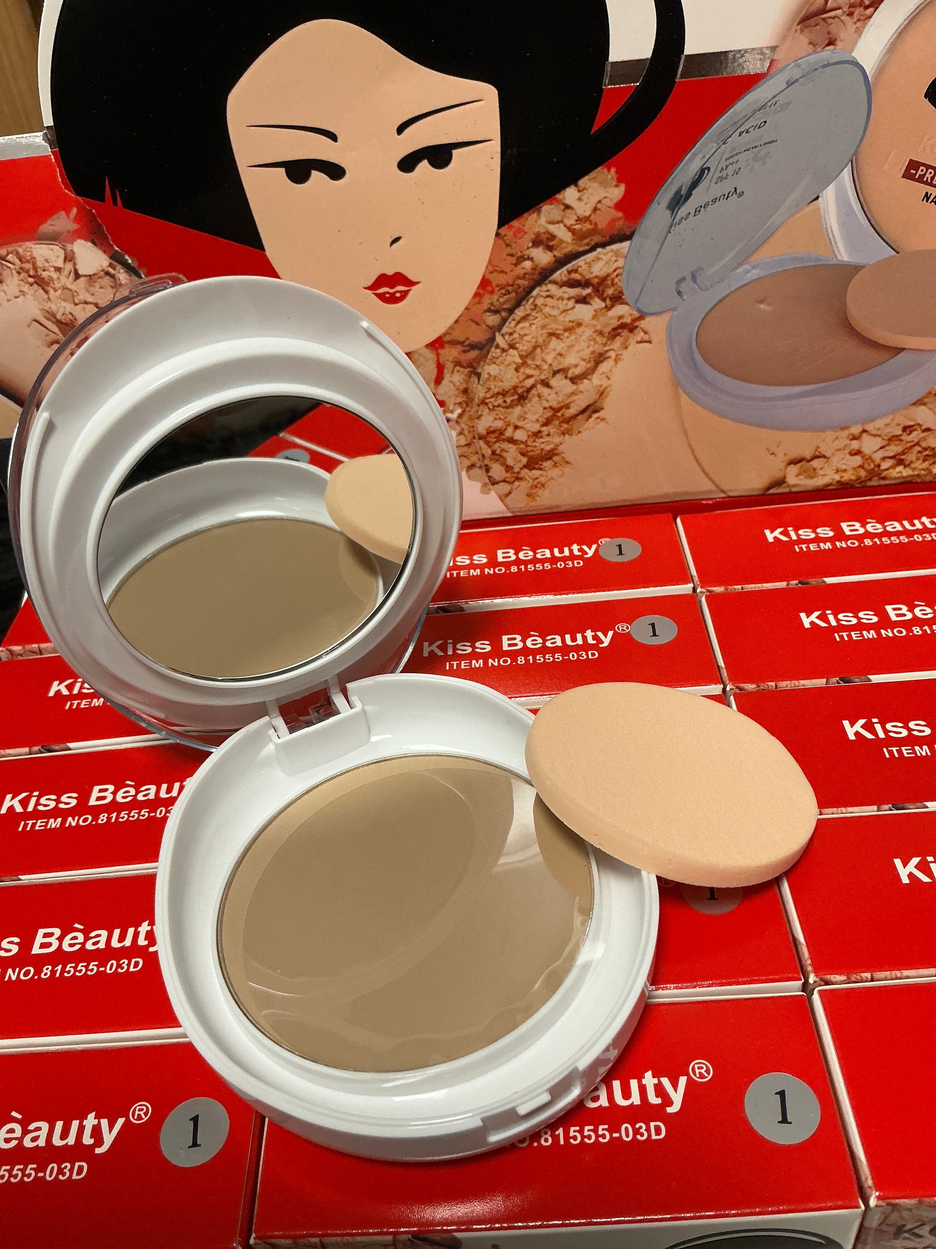 Polvos compacto coreano