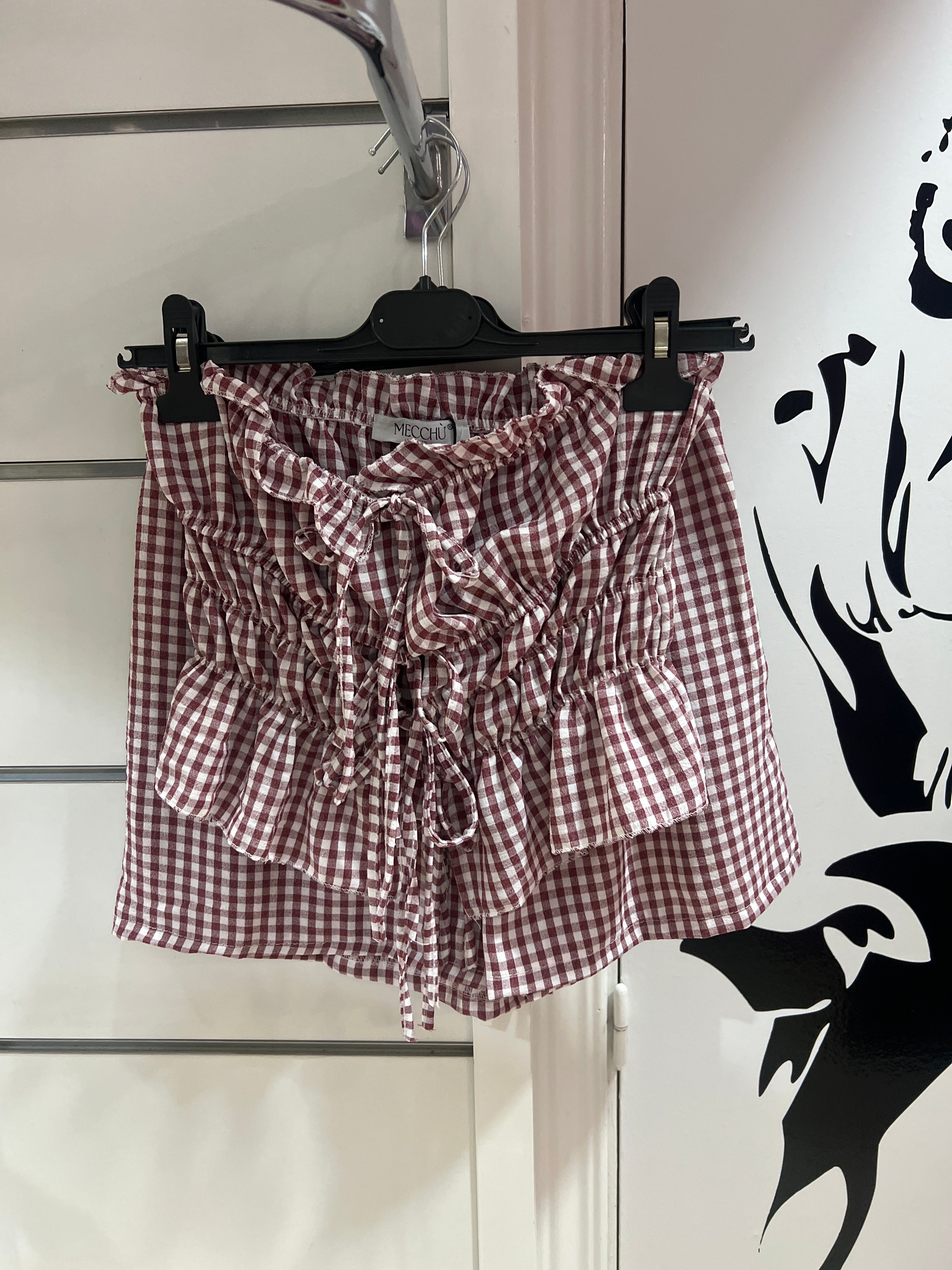 Conjunto Vichy corto