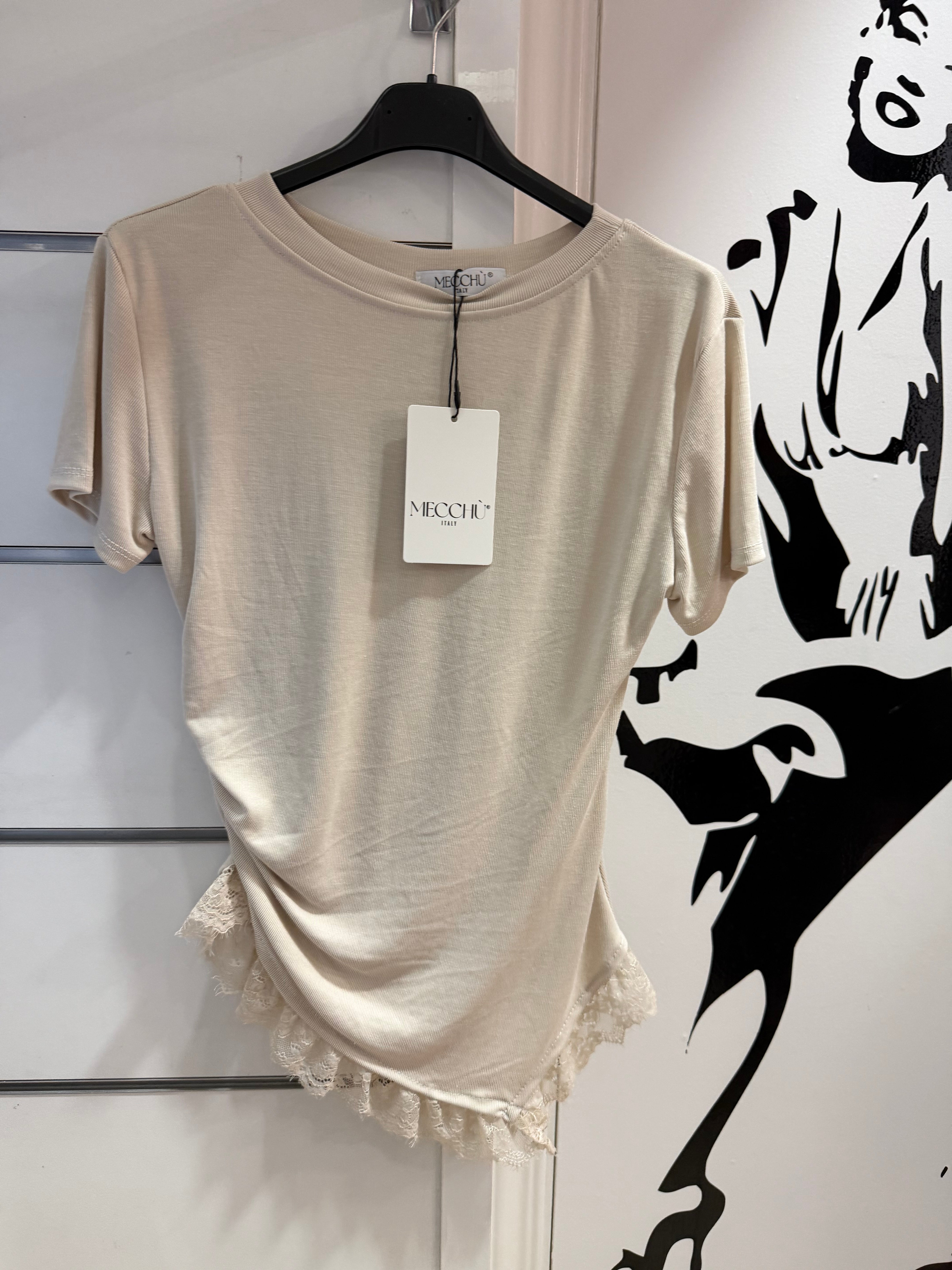 Camiseta encaje