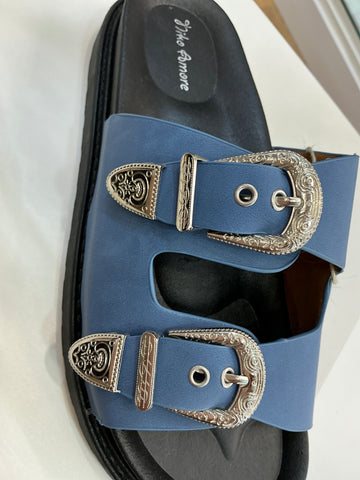 Zapatillas, doble broche