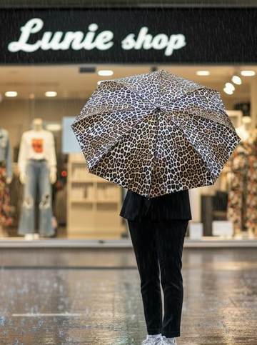 Paraguas leopardo
