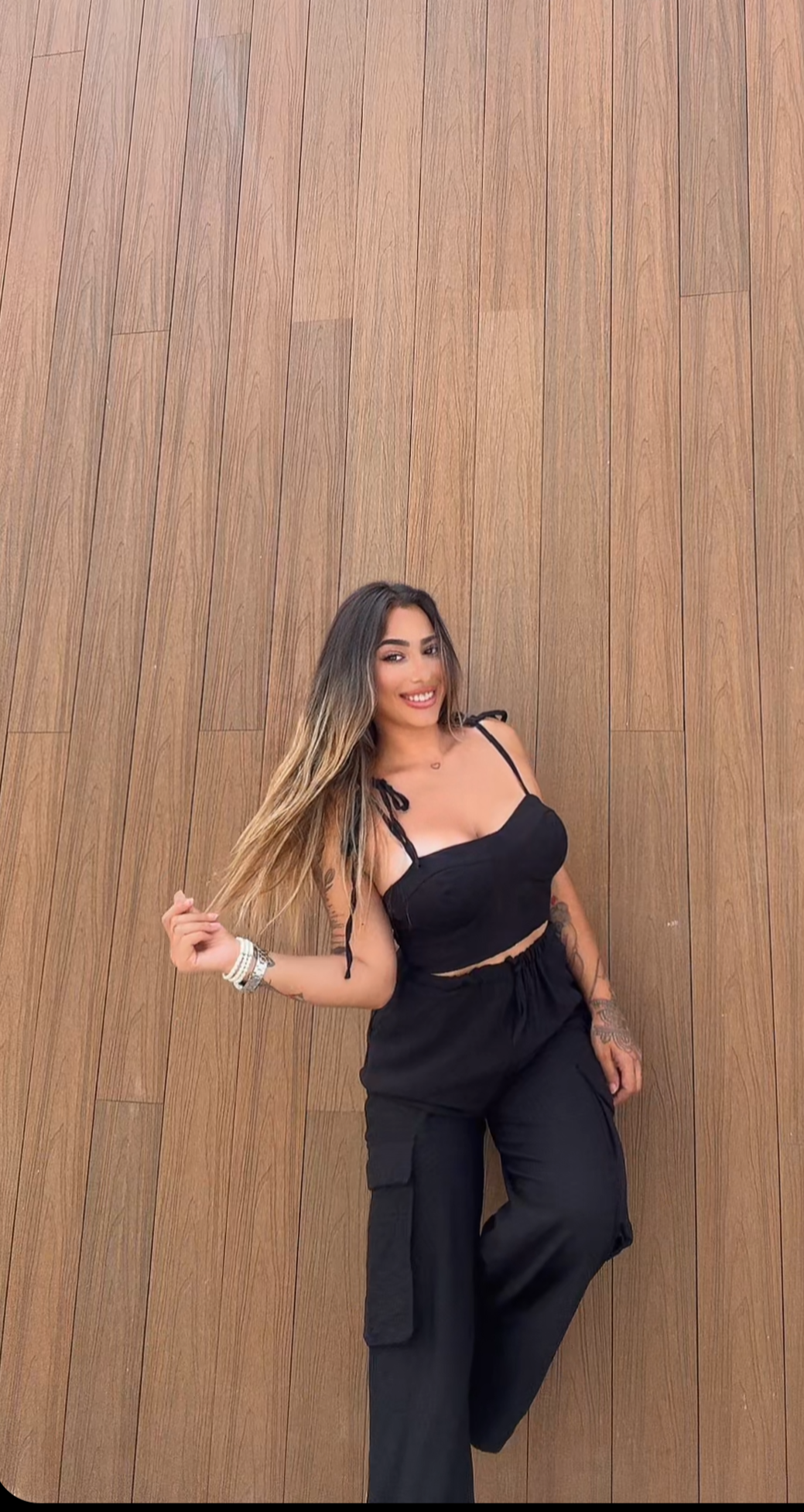 Conjunto, cargo, lino