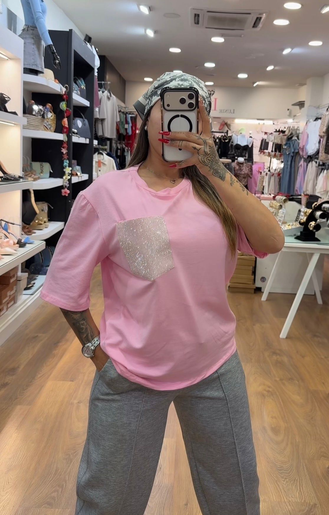 Camiseta oversize Irene ￼