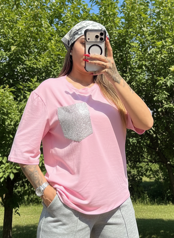 Camiseta oversize Irene ￼
