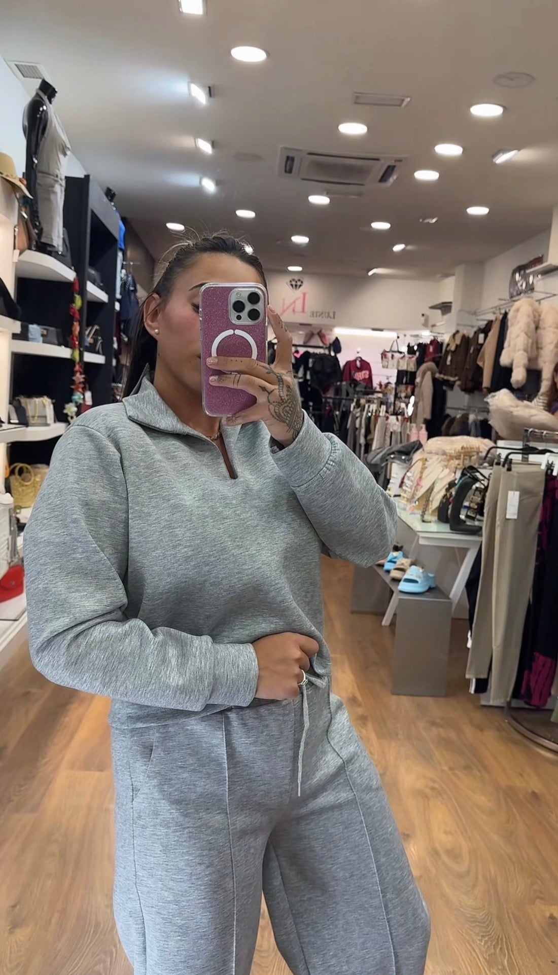 Chandal Zara cuello polo