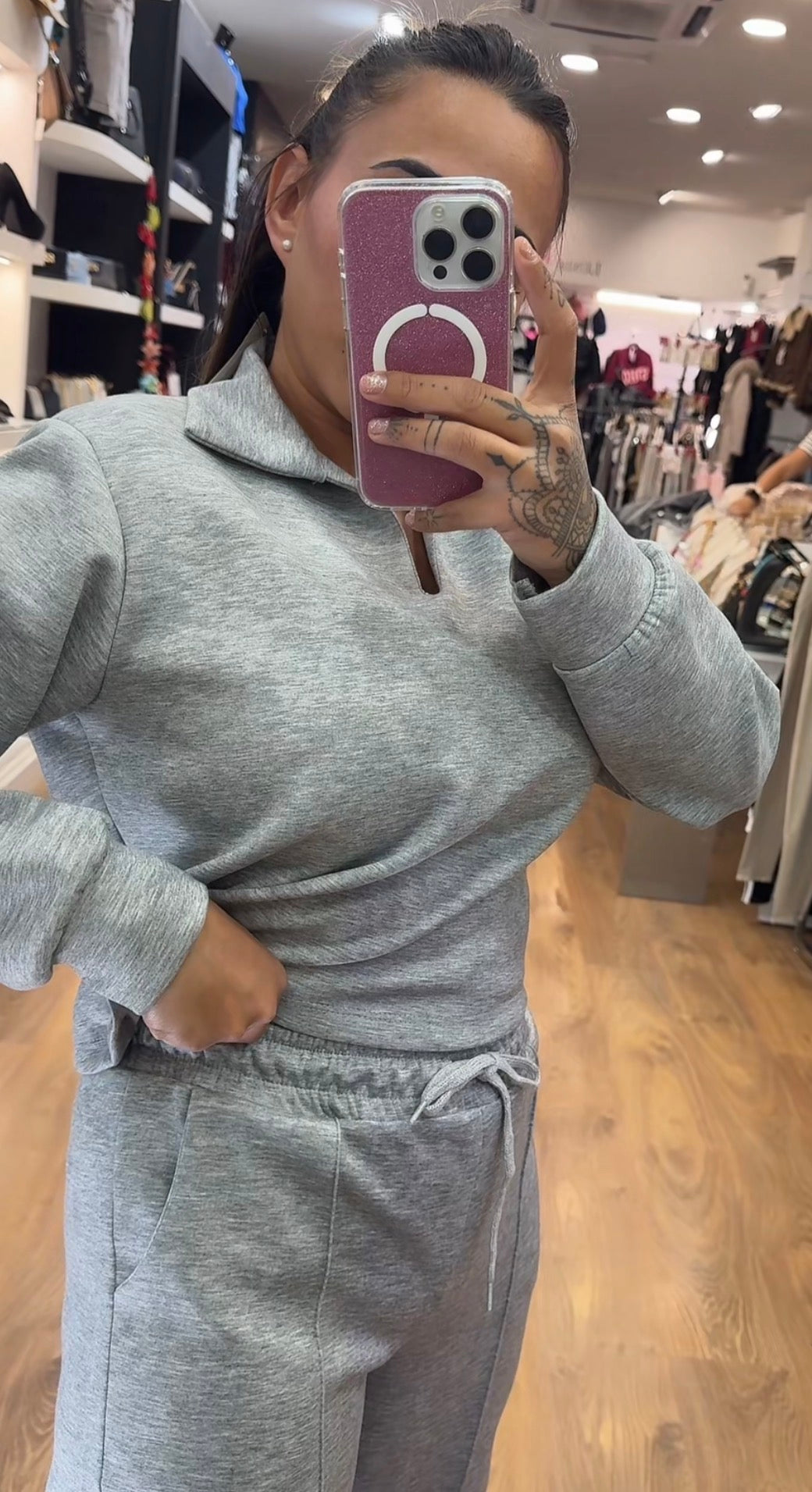 Chandal Zara cuello polo