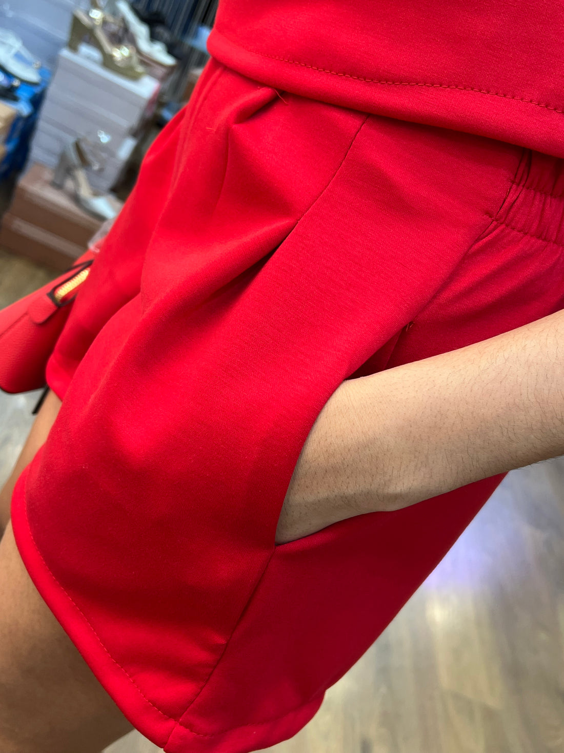 Pantalón pinza corto
