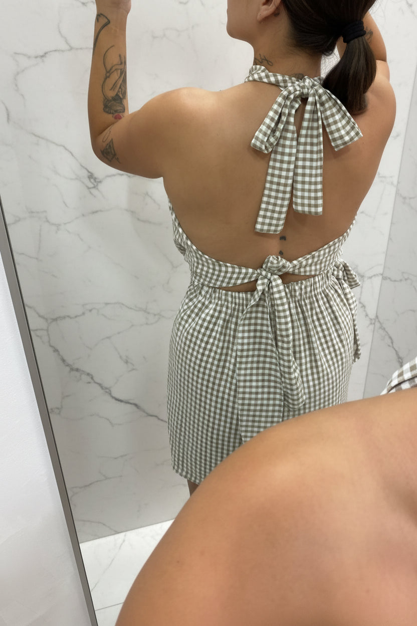 Vestido Mono Vichy