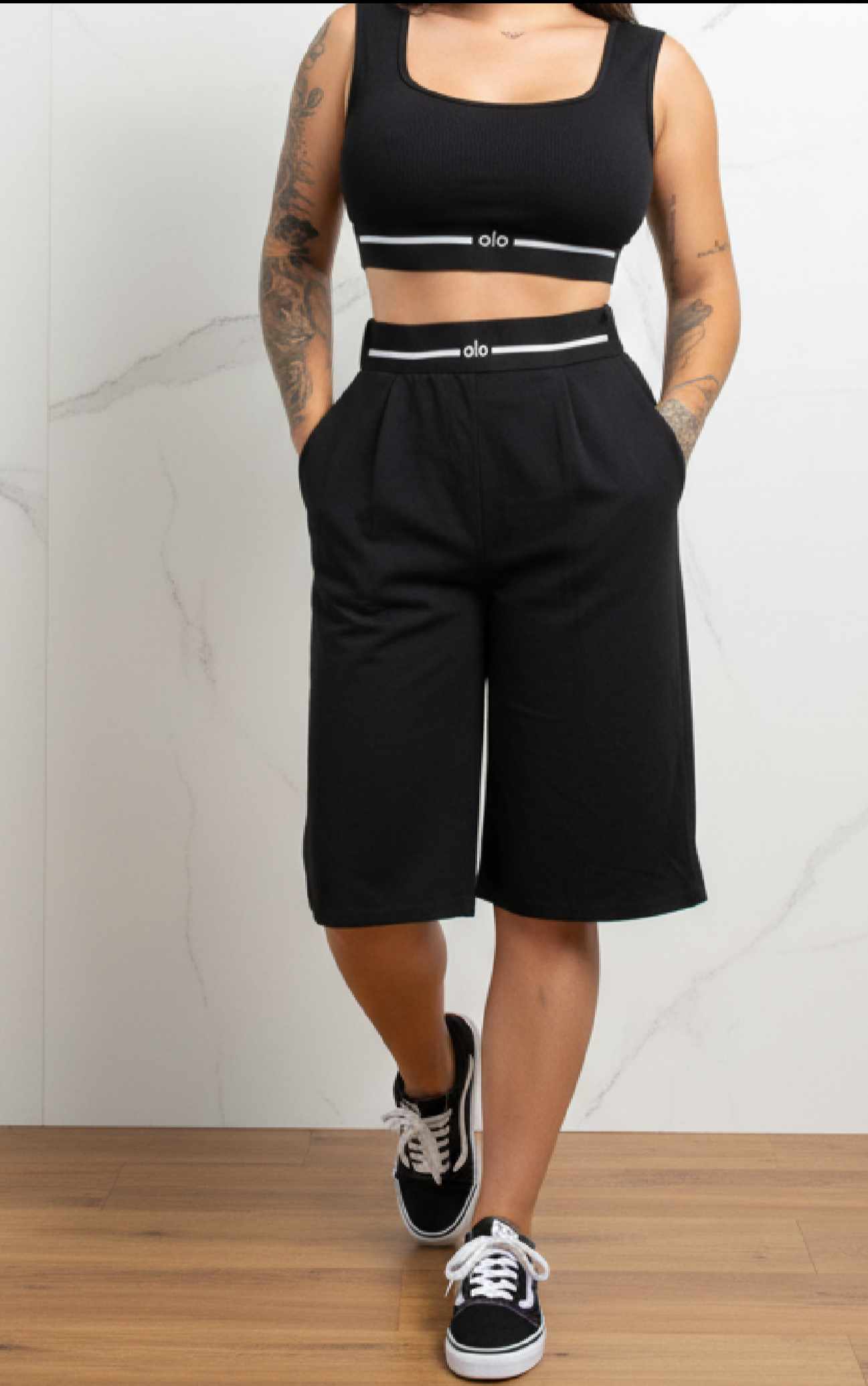 Conjunto bermuda alo