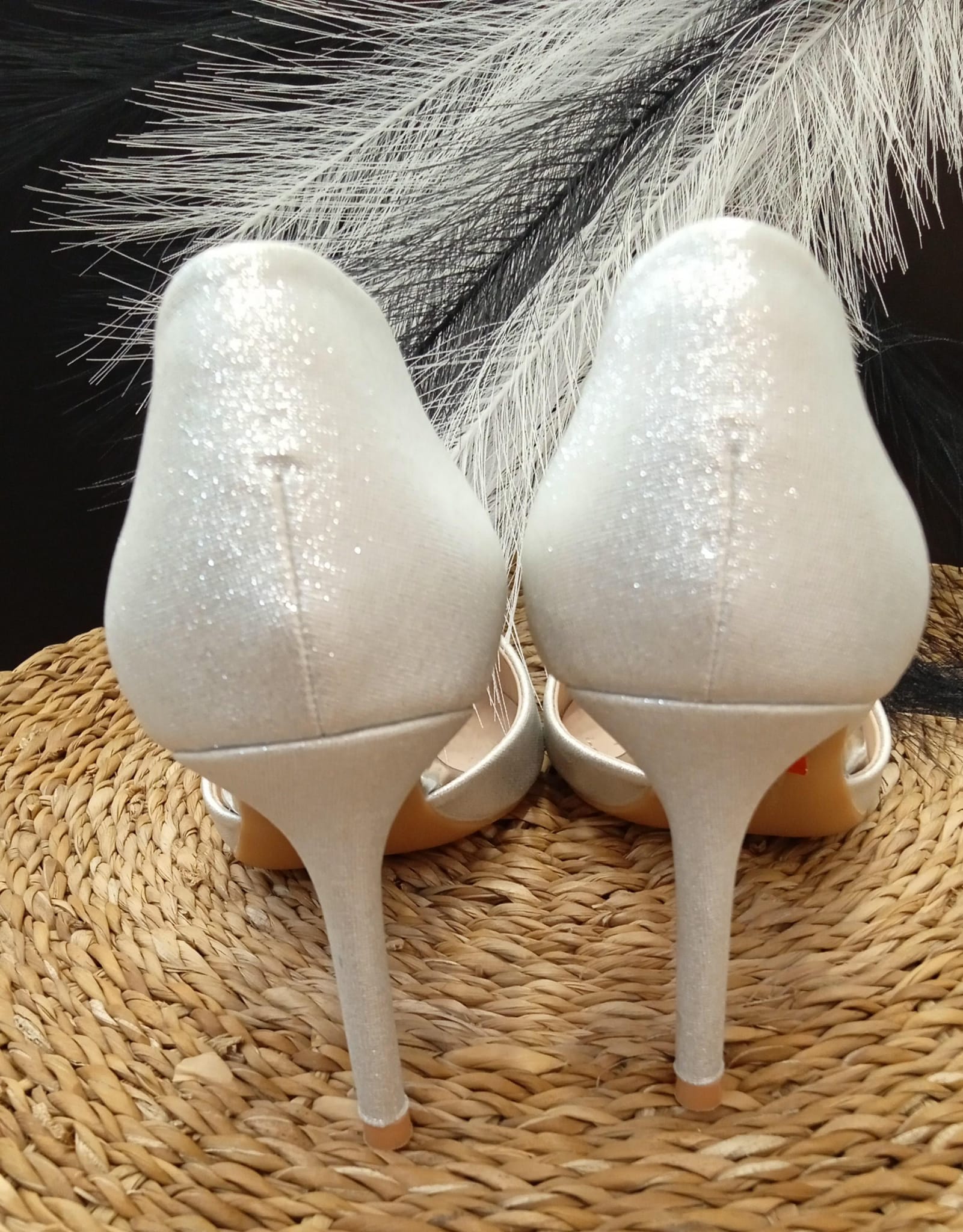 TACON PLATA BRILLOSO